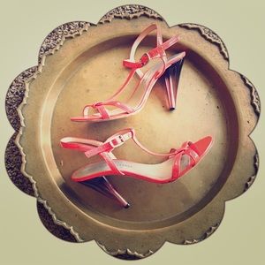 Marc by Marc Jacobs Orange Strapy Heels 38.5